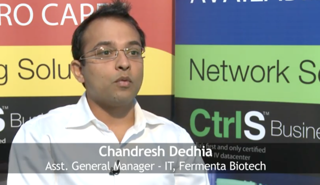 chandreash_dedhia - General Manager - IT Fermenta Biotech - CtrlS