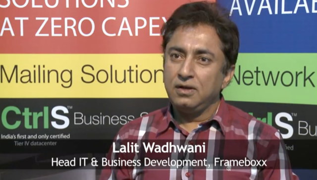 lalit_wadhwani - Head IT & Business development - Frameboxx - CtrlS